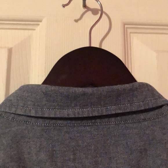 Big Mac Blue Long Sleeve Work Shirt Mens XL Dual Pockets - Picture 13 of 16